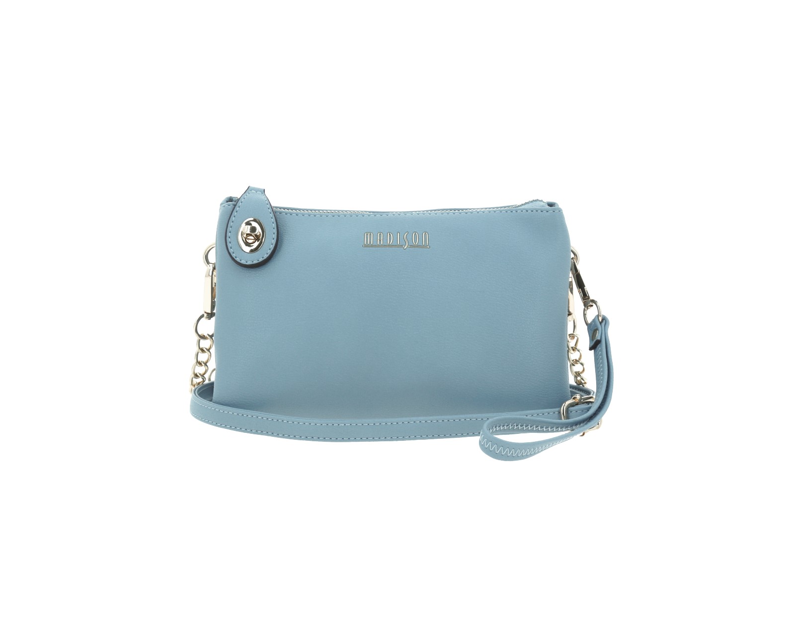 Bandolera De Dama Crossbody Grande Madison Mady Azul