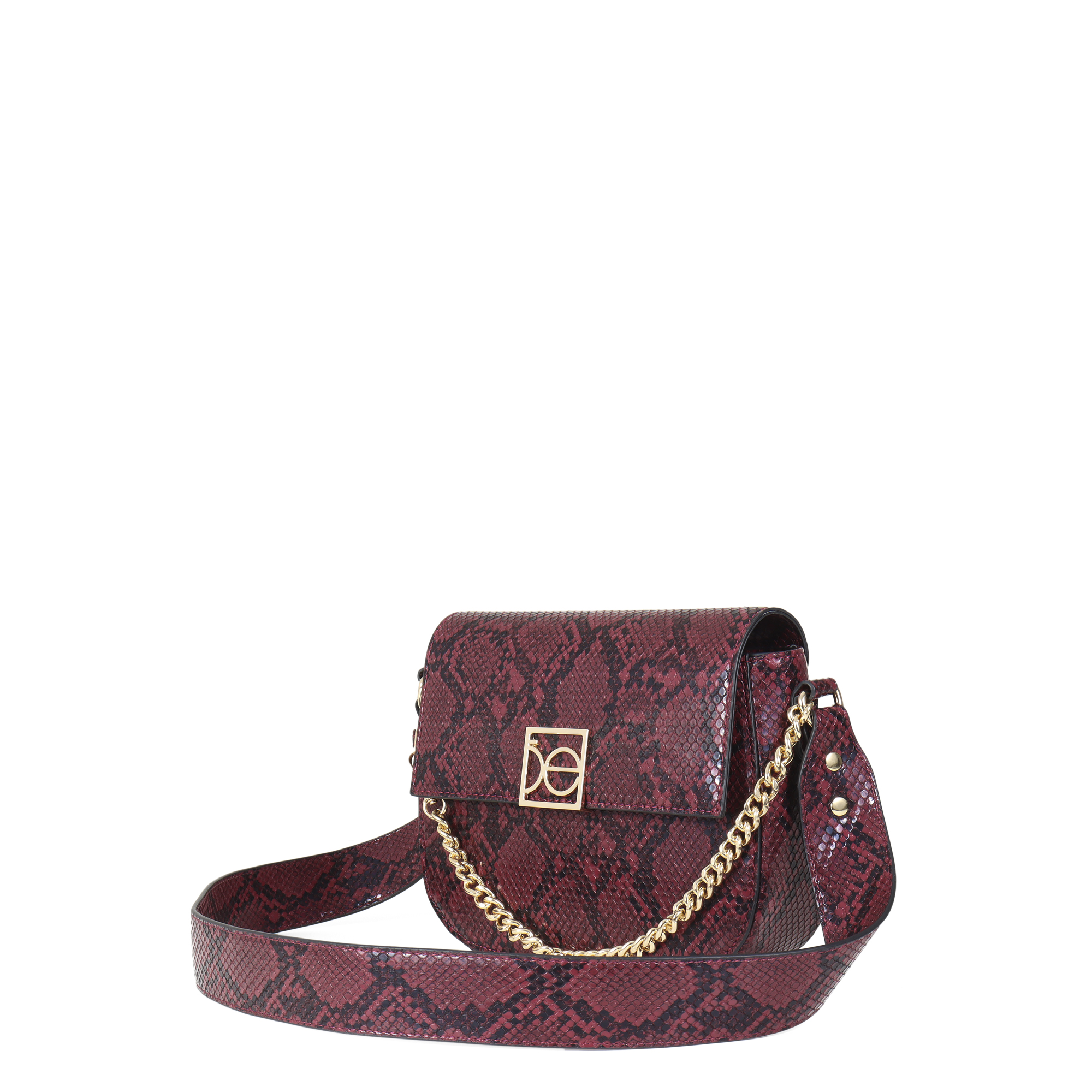 Foto 3 pulgar | Bolsa Crossbody Cloe Look Animal Skin Morado