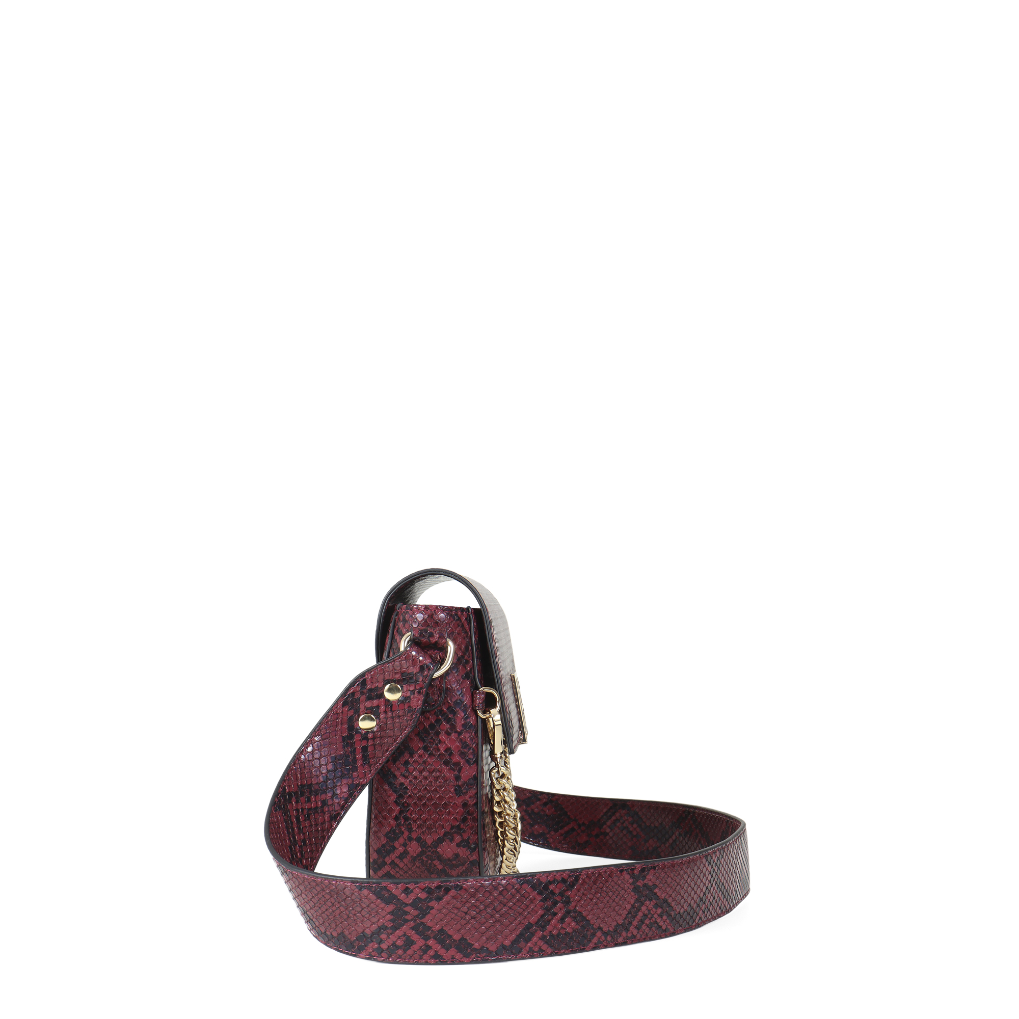 Foto 5 pulgar | Bolsa Crossbody Cloe Look Animal Skin Morado