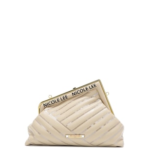 Foto 1 | Bolsa Clutch Nicole Lee con Lentejuelas y Correa Cruzada