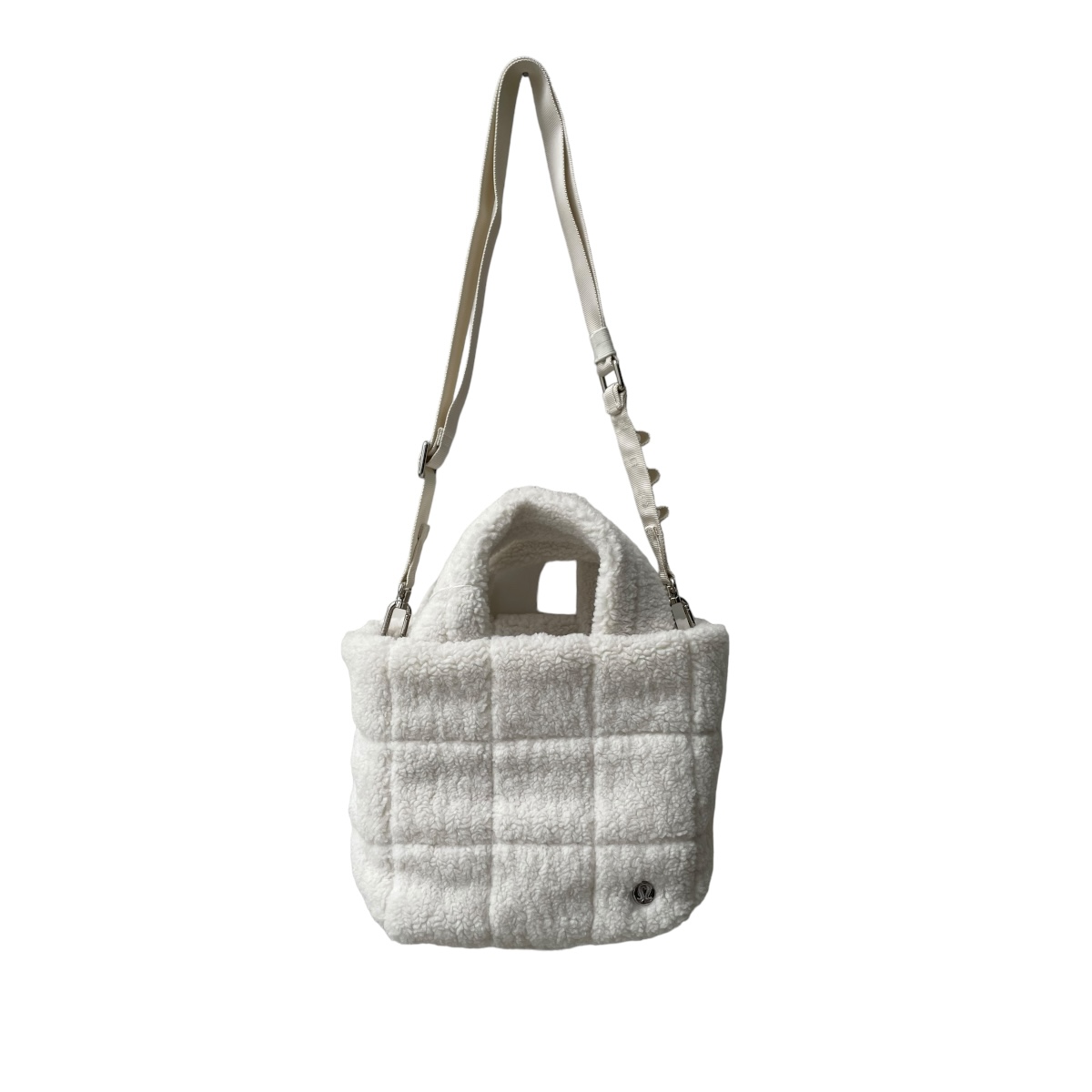 Foto 3 pulgar | Bolsa Crossbody Lululemon Acolchada White