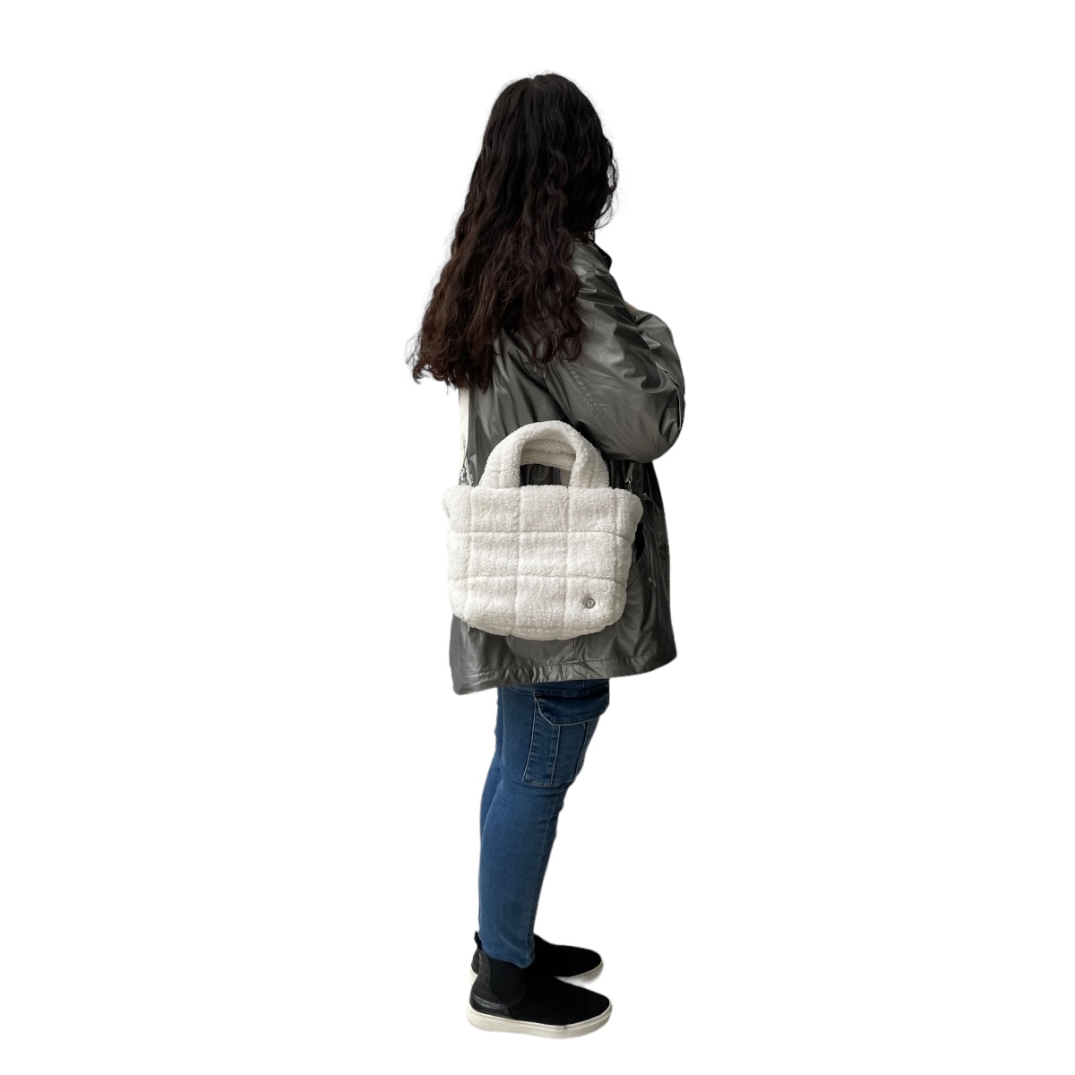 Foto 8 pulgar | Bolsa Crossbody Lululemon Acolchada White