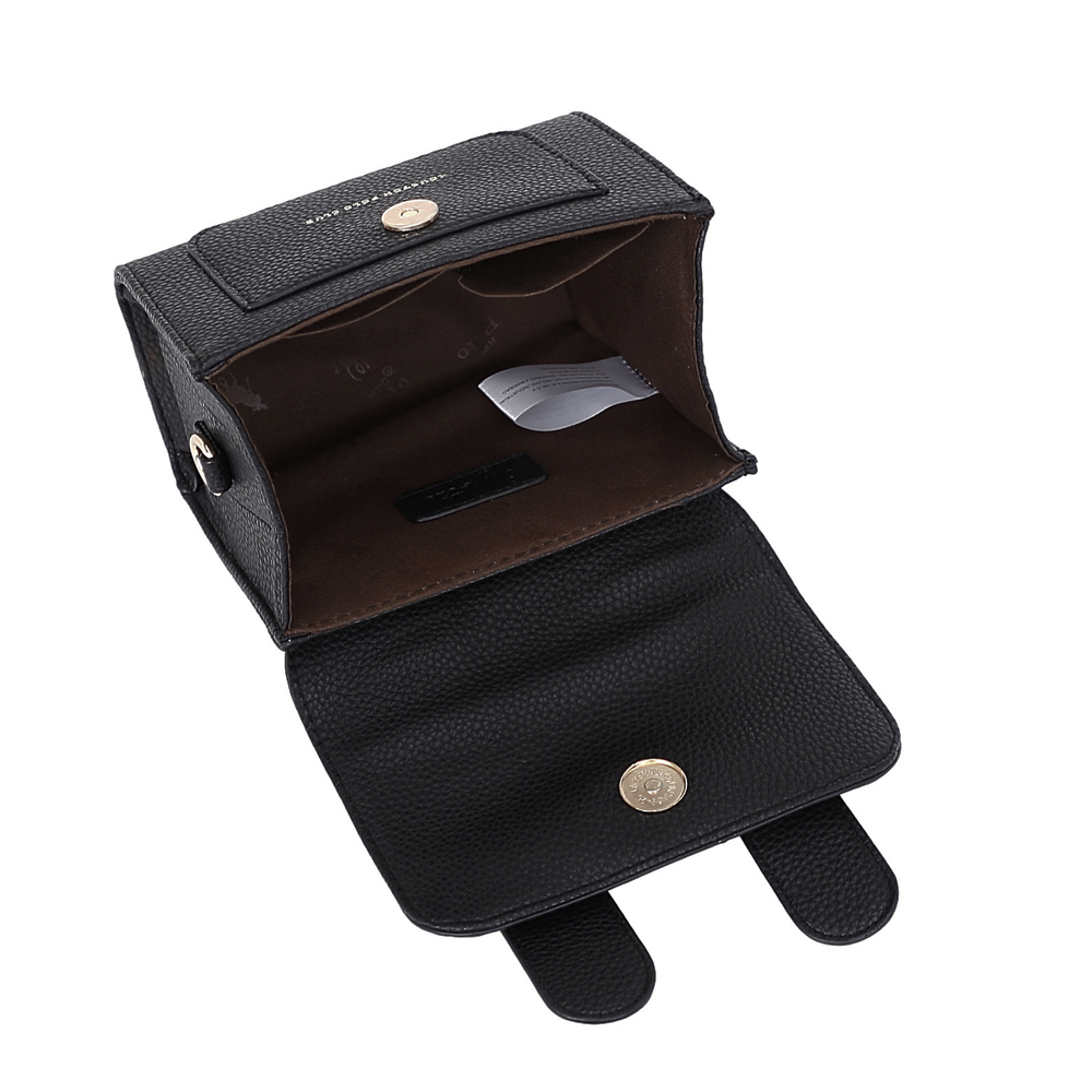 Foto 4 pulgar | Bolsa Crossbody HPC Polo Negra