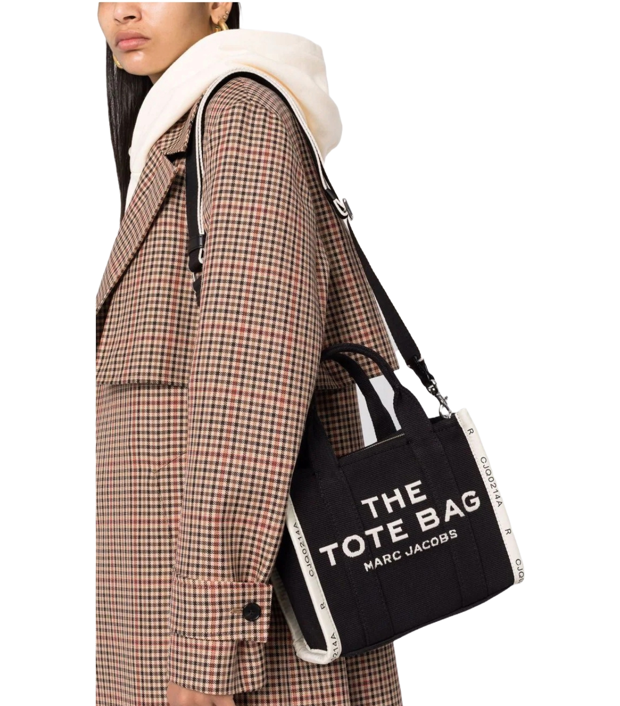 Foto 5 pulgar | Bolsa Marc Jacobs The Jacquard Mini Tote M0017025 001 Negro