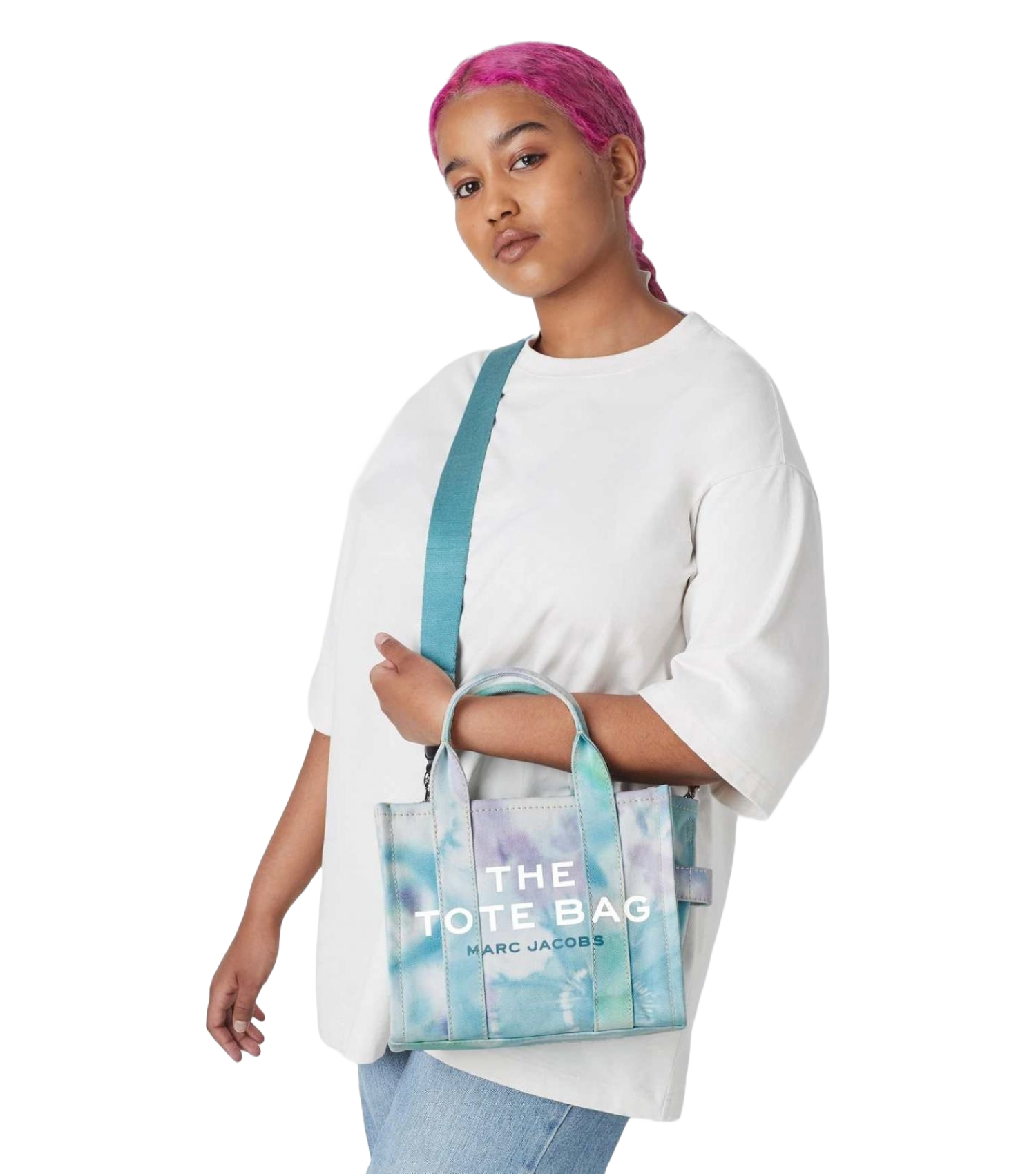 Foto 7 pulgar | Bolsa Marc Jacobs Tie Dye Mini Tote H013m02pf21 401 Azul