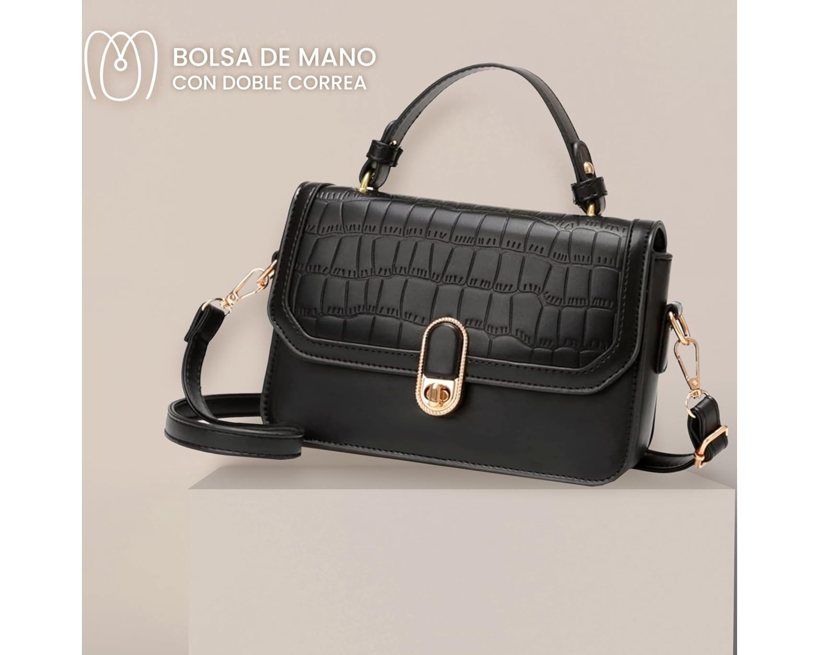 Foto 5 pulgar | Bolsa Crossbody de Mujer Bluelander Negra
