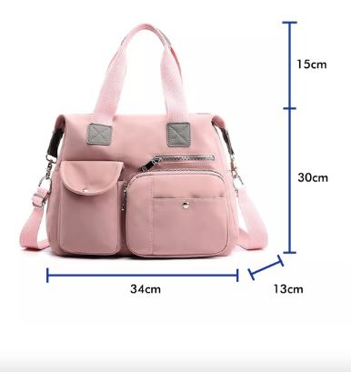 Foto 3 pulgar | Bolso Multifuncional Crossbody Color Rosa