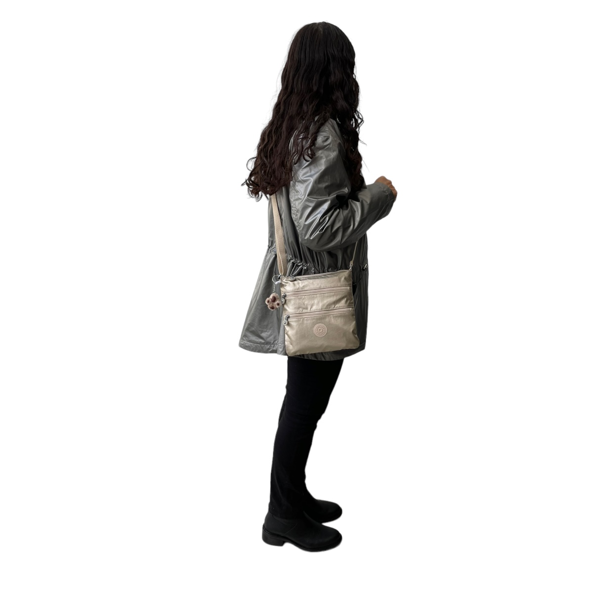 Foto 6 pulgar | Bolsa Crossbody Kipling Keiko Metallic