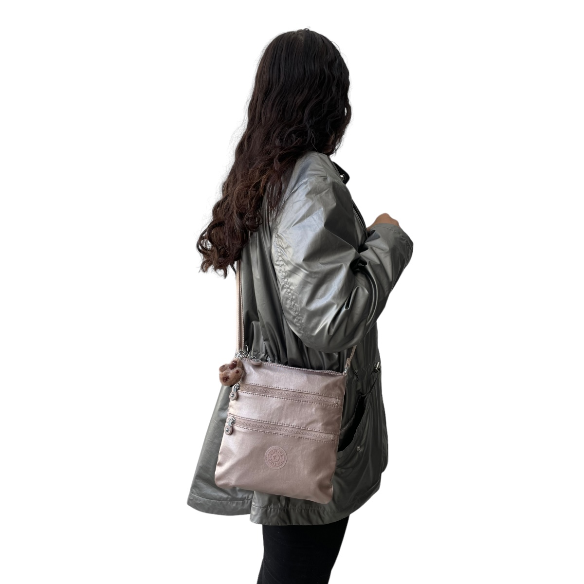 Foto 7 pulgar | Bolsa Crossbody Kipling Keiko Metallic