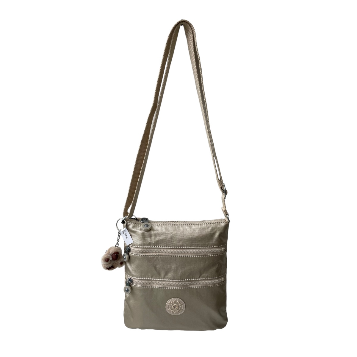 Bolsa Crossbody Kipling Keiko Dorada
