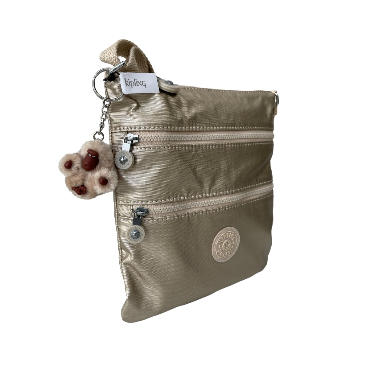 Foto 2 | Bolsa Crossbody Kipling Keiko Dorada