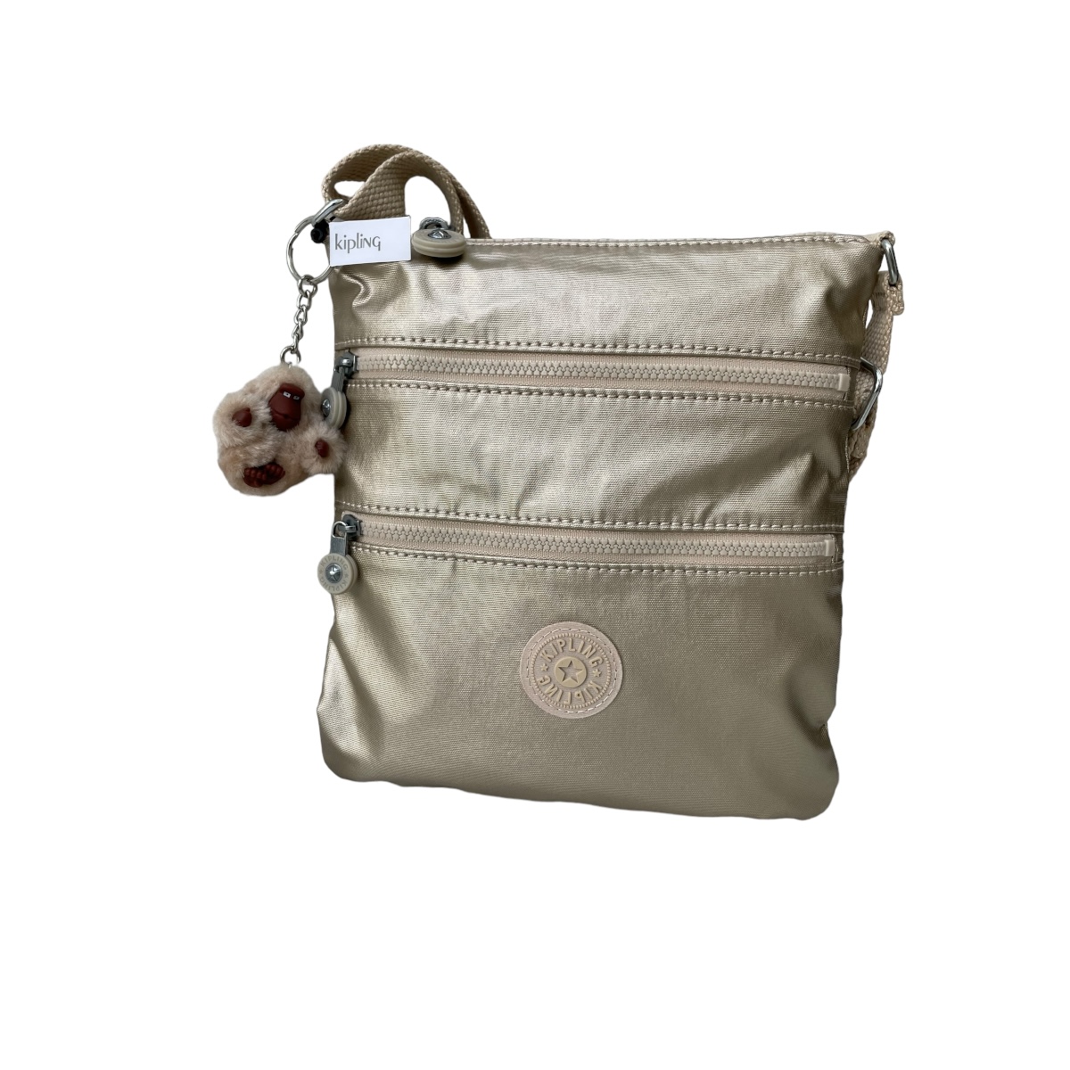 Foto 5 pulgar | Bolsa Crossbody Kipling Keiko Dorada