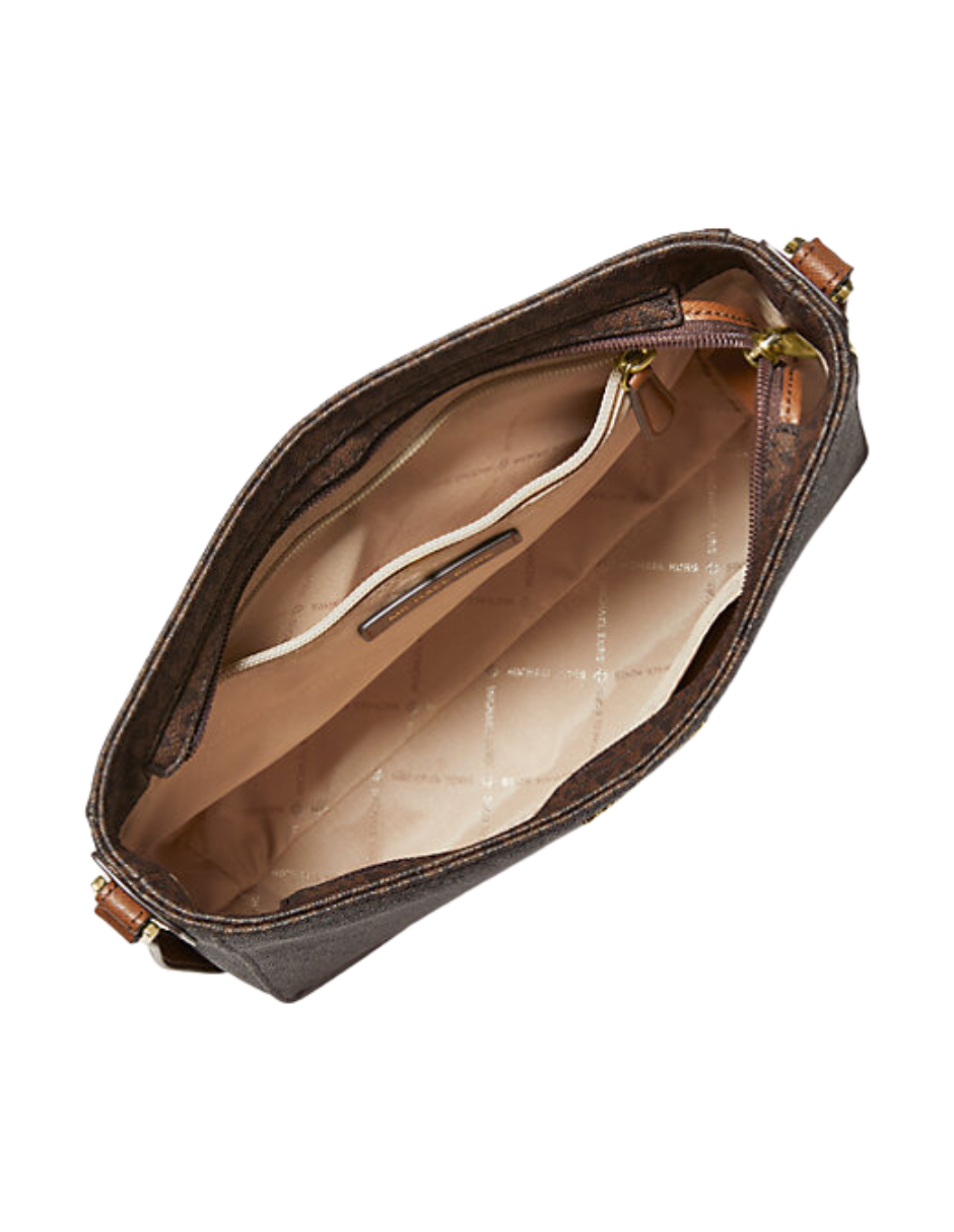 Foto 3 pulgar | Bolso Bandolera Michael Kors Con Monograma Marrón