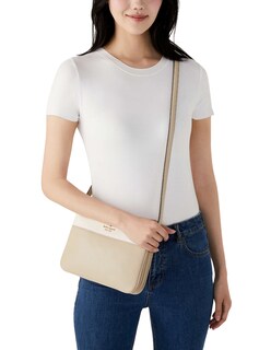 Foto 4 | Bolso Crossbody De Piel Kate Spade Leila Kb648 Beige