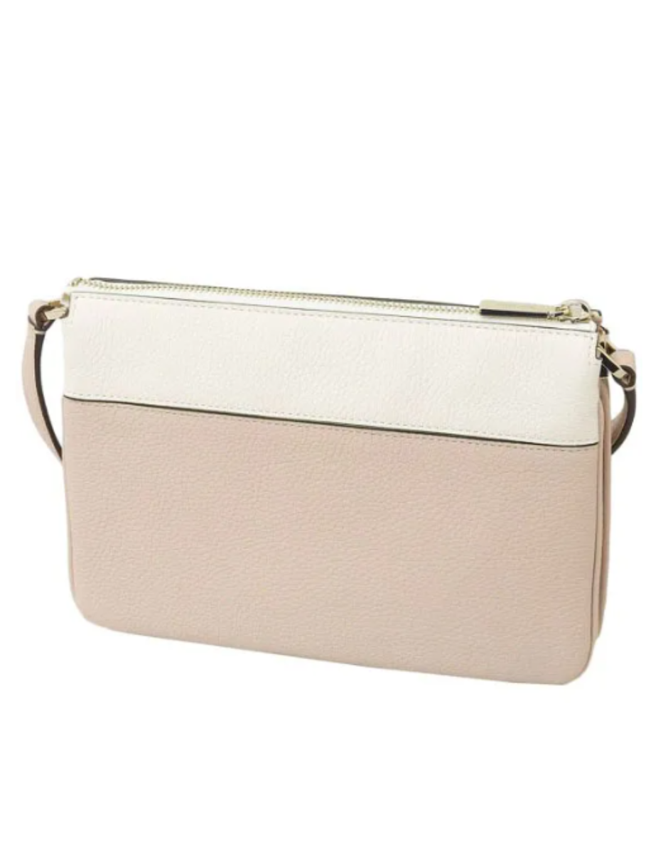 Foto 6 pulgar | Bolso Crossbody De Piel  Kate Spade Leila Kb648 Beige
