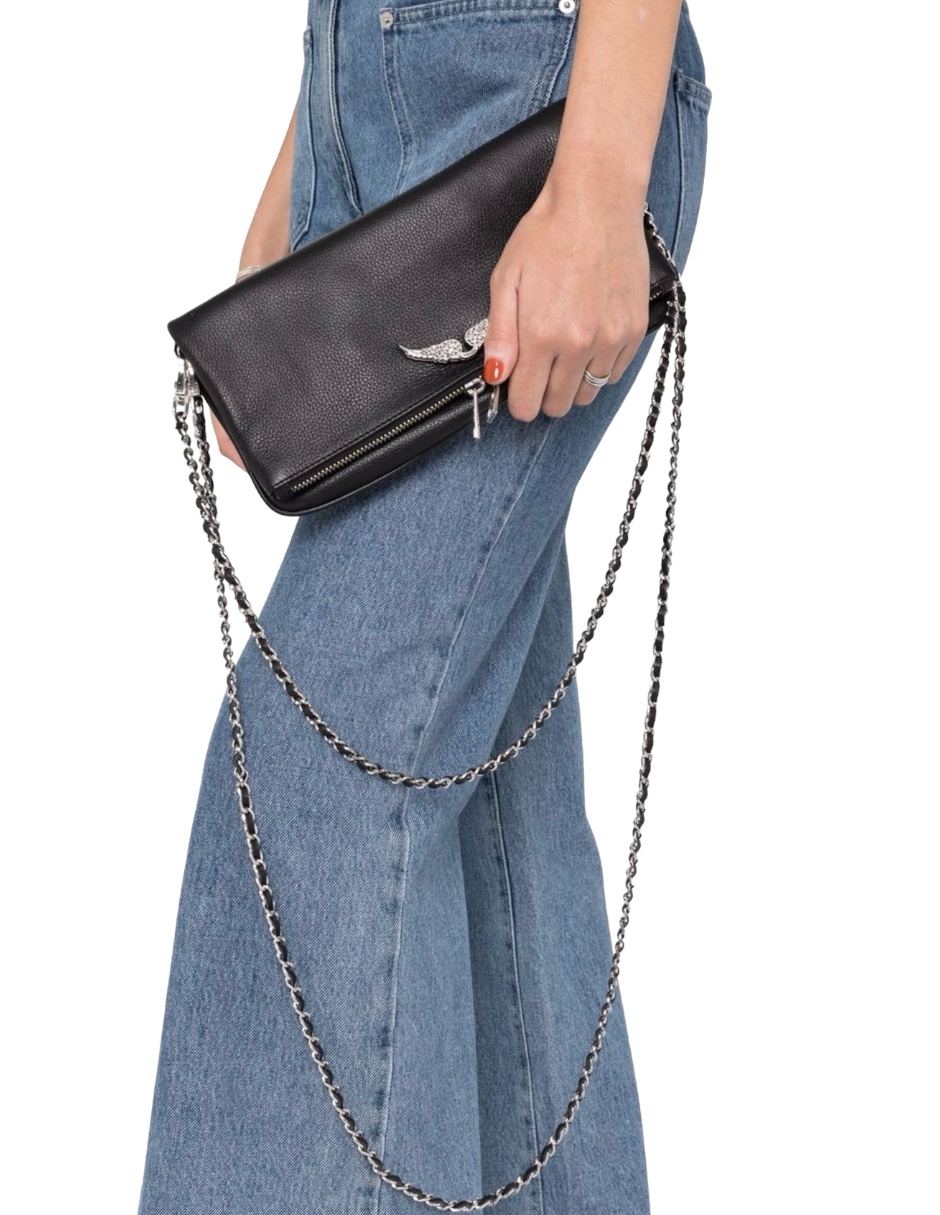 Foto 6 | Bolsa Crossbody Zadig & Voltaire de Piel Negra