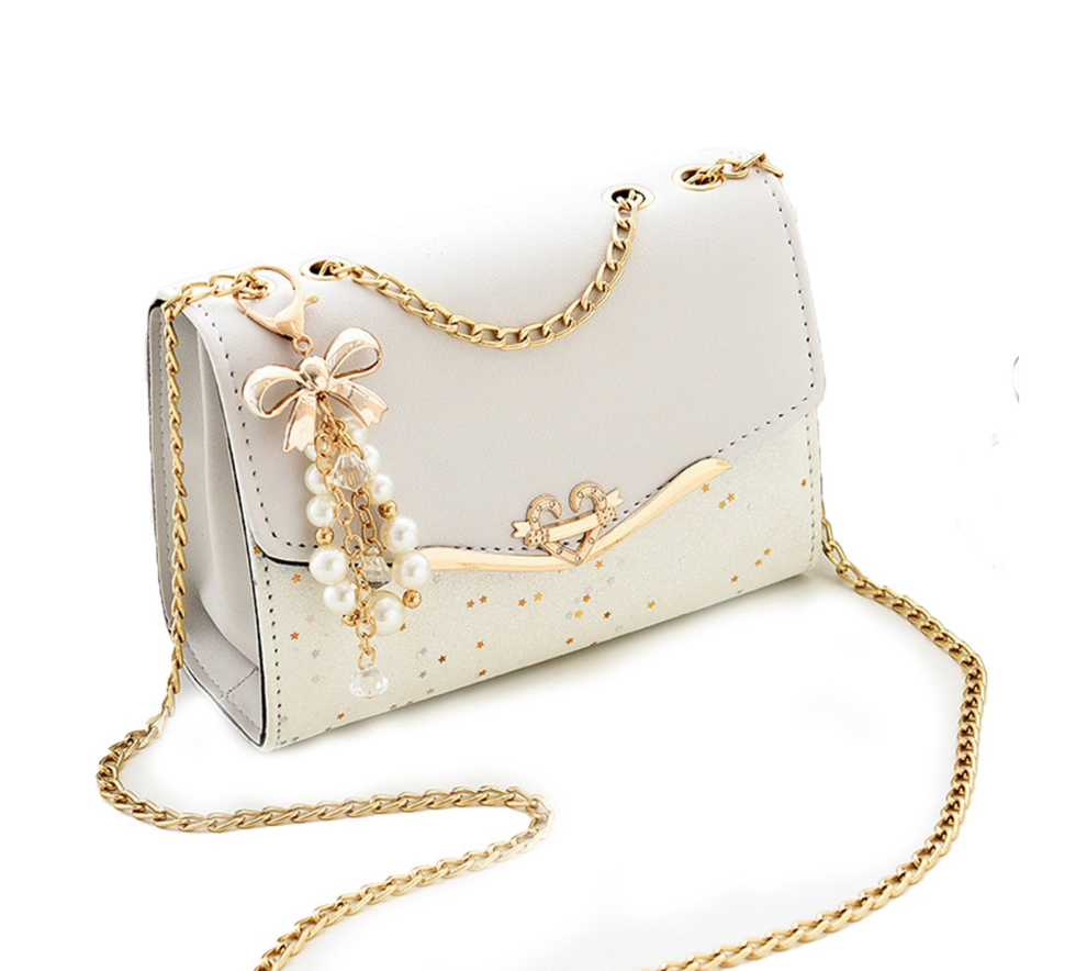 Foto 2 pulgar | Crossbody Cuadrado Blanco