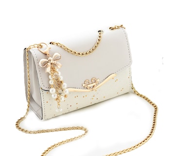 Foto 1 | Crossbody Cuadrado Blanco