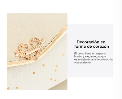 Foto 3 | Crossbody Cuadrado Blanco