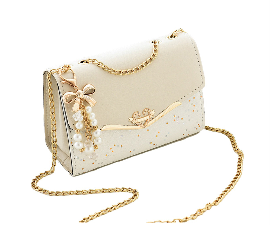 Foto 2 pulgar | Crossbody Cuadrado Beige