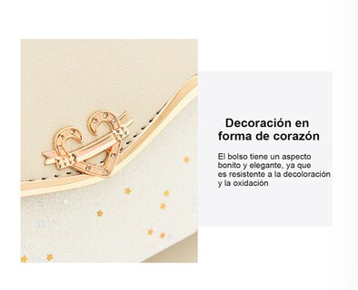 Foto 3 | Crossbody Cuadrado Beige