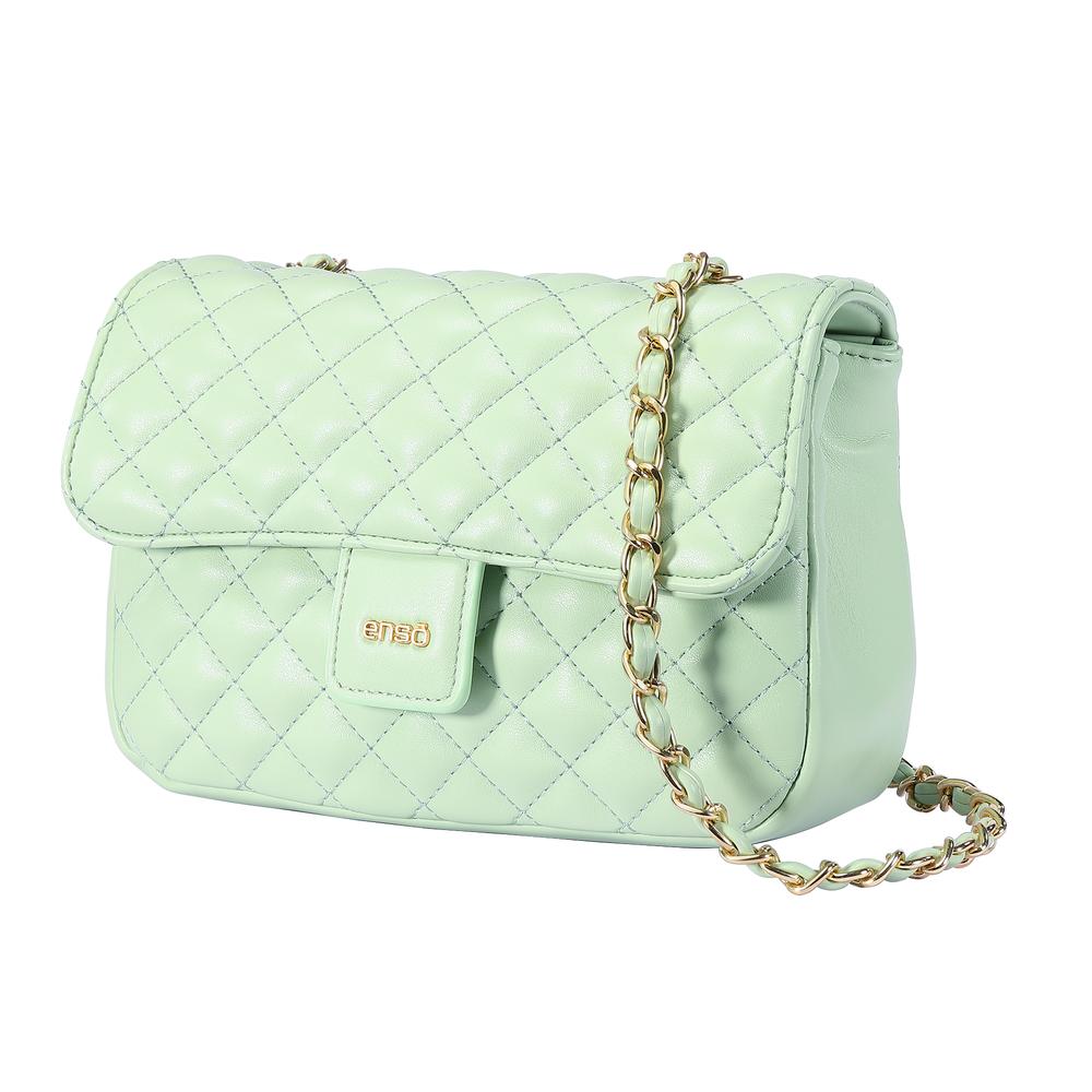 Foto 3 pulgar | Bolsa Crossbody Para Mujer Enso Eb603cbg Color Verde Menta Verde