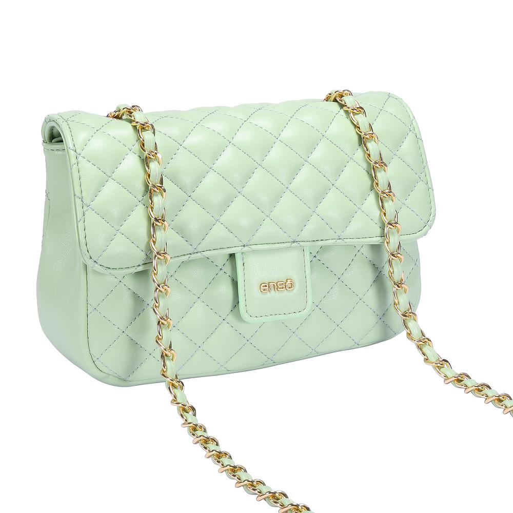 Foto 7 pulgar | Bolsa Crossbody Para Mujer Enso Eb603cbg Color Verde Menta Verde