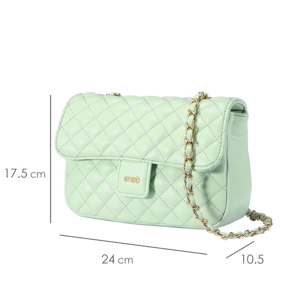 Foto 8 pulgar | Bolsa Crossbody Para Mujer Enso Eb603cbg Color Verde Menta Verde