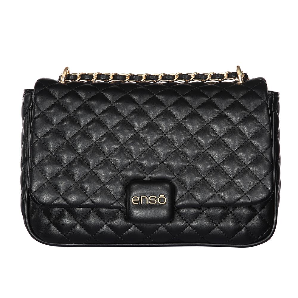 Bolsa Crossbody Para Mujer Enso Eb604cbb Color Negro Negro