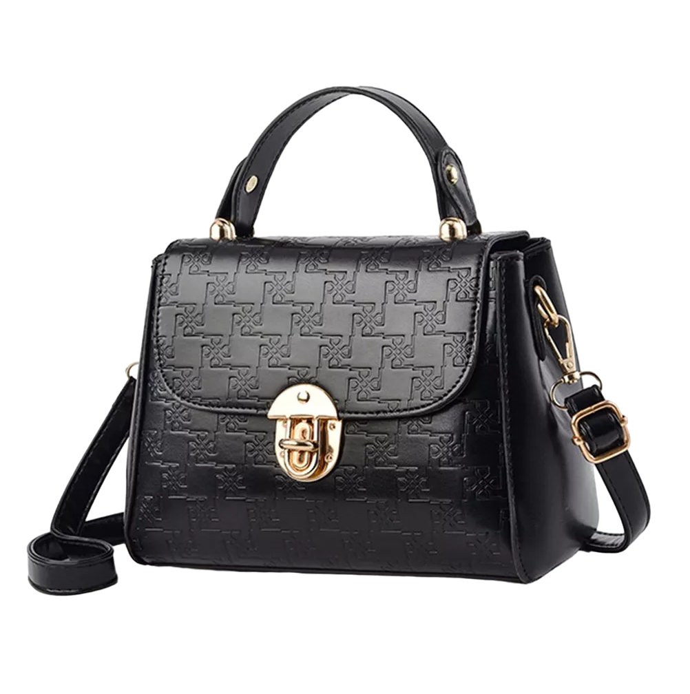 Bolsas De Mujer Bolsa Tote De Cuero Pu Negro