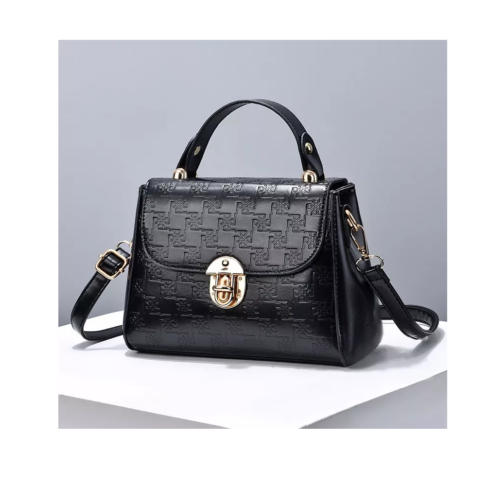 Foto 5 pulgar | Bolsas De Mujer Bolsa Tote De Cuero Pu Negro