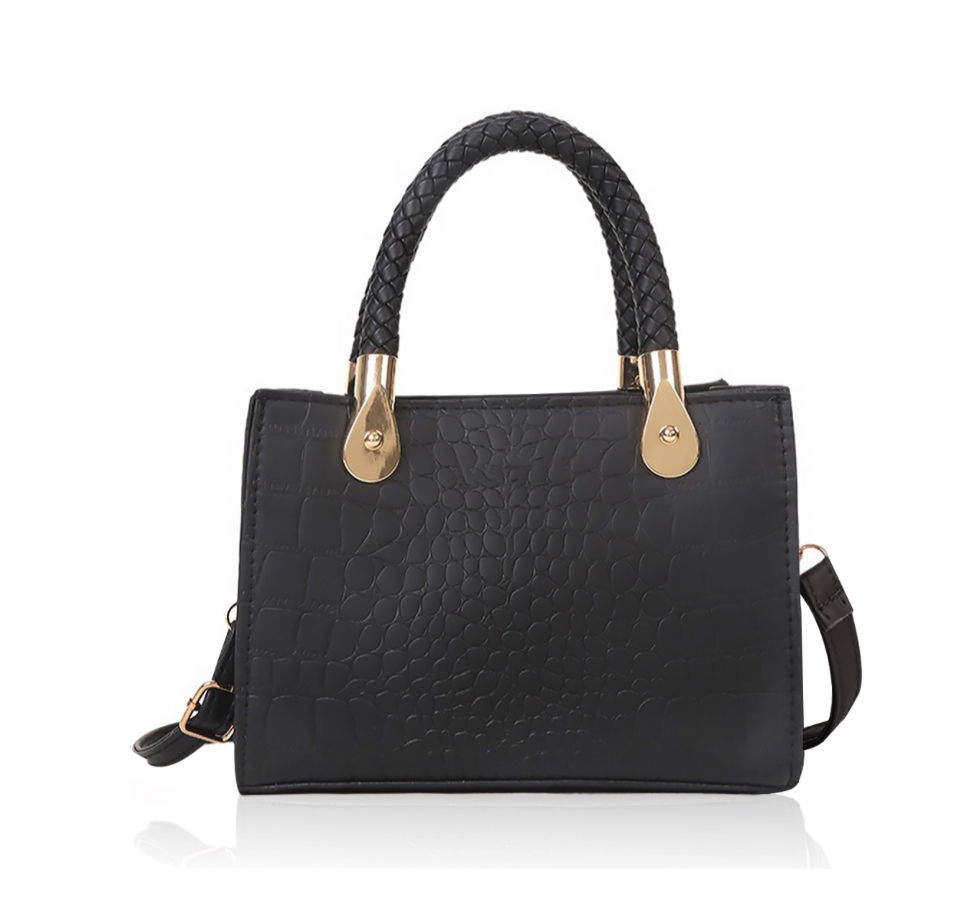 Foto 2 pulgar | Bolsa Crossbody Para Mujer Croc Negro