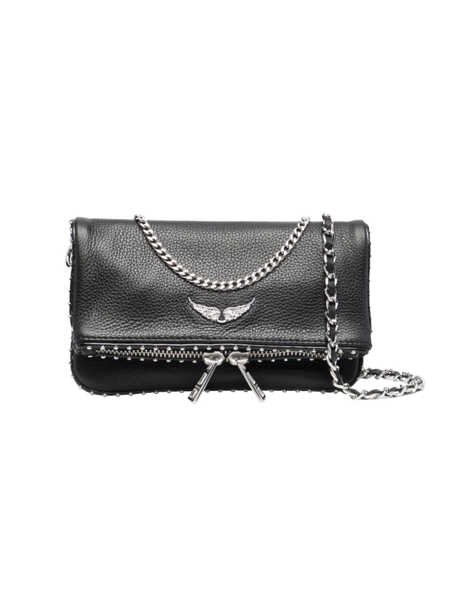 Bolsa Crossbody Zadig & Voltaire Mini Nano Rock Black