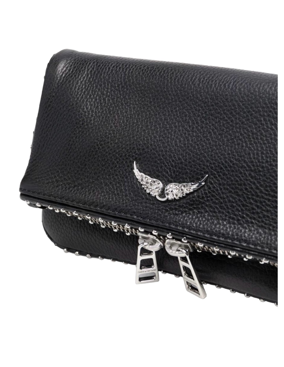 Foto 5 pulgar | Bolsa Crossbody Zadig & Voltaire Mini Nano Rock Black