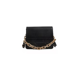 Foto 1 | Bolso De Un Hombro Con Cadena De Metal Negro
