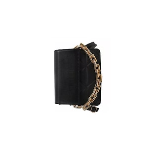 Foto 3 | Bolso De Un Hombro Con Cadena De Metal Negro