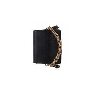 Foto 3 | Bolso De Un Hombro Con Cadena De Metal Negro