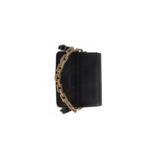 Foto 4 | Bolso De Un Hombro Con Cadena De Metal Negro