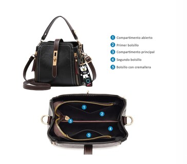Foto 3 | Crossbody De Moda Rosa