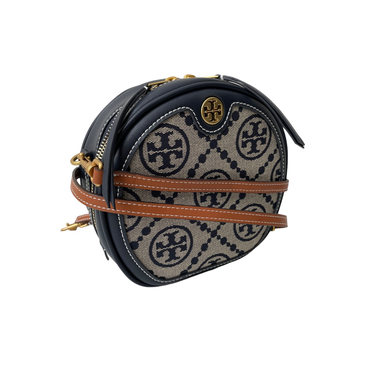 Foto 2 pulgar | Bolsa Crossbody Tory Burch Circl Navy Gris