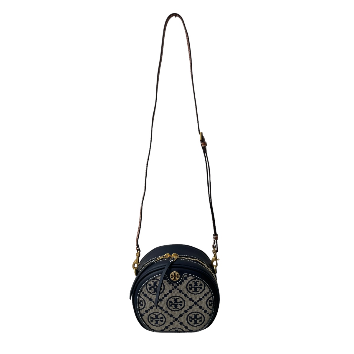 Foto 3 pulgar | Bolsa Crossbody Tory Burch Circl Navy Gris