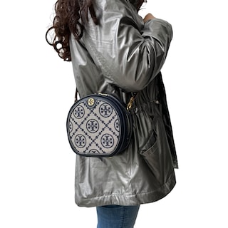 Foto 6 | Bolsa Crossbody Tory Burch Circl Navy Gris
