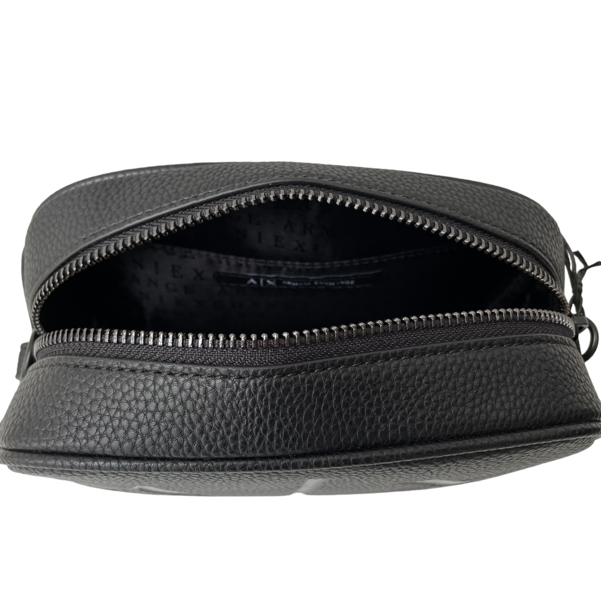 Foto 3 pulgar | Bolsa Crossbody Unisex Camara Armani Exchange Blanca