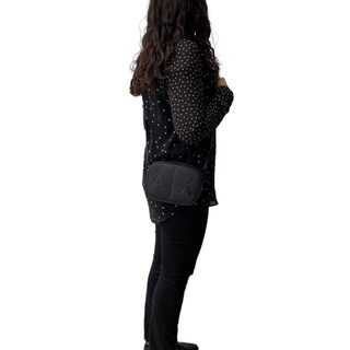 Foto 7 | Bolsa Crossbody Unisex Camara Armani Exchange Blanca