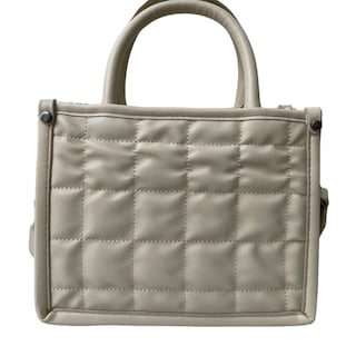 Foto 3 | Bolsa Steve Madden Mini Tote Binko Sqares Beige