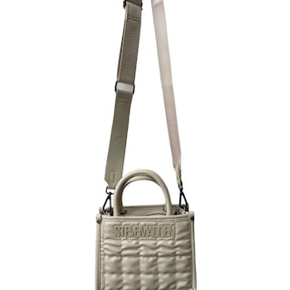 Foto 4 | Bolsa Steve Madden Mini Tote Binko Sqares Beige