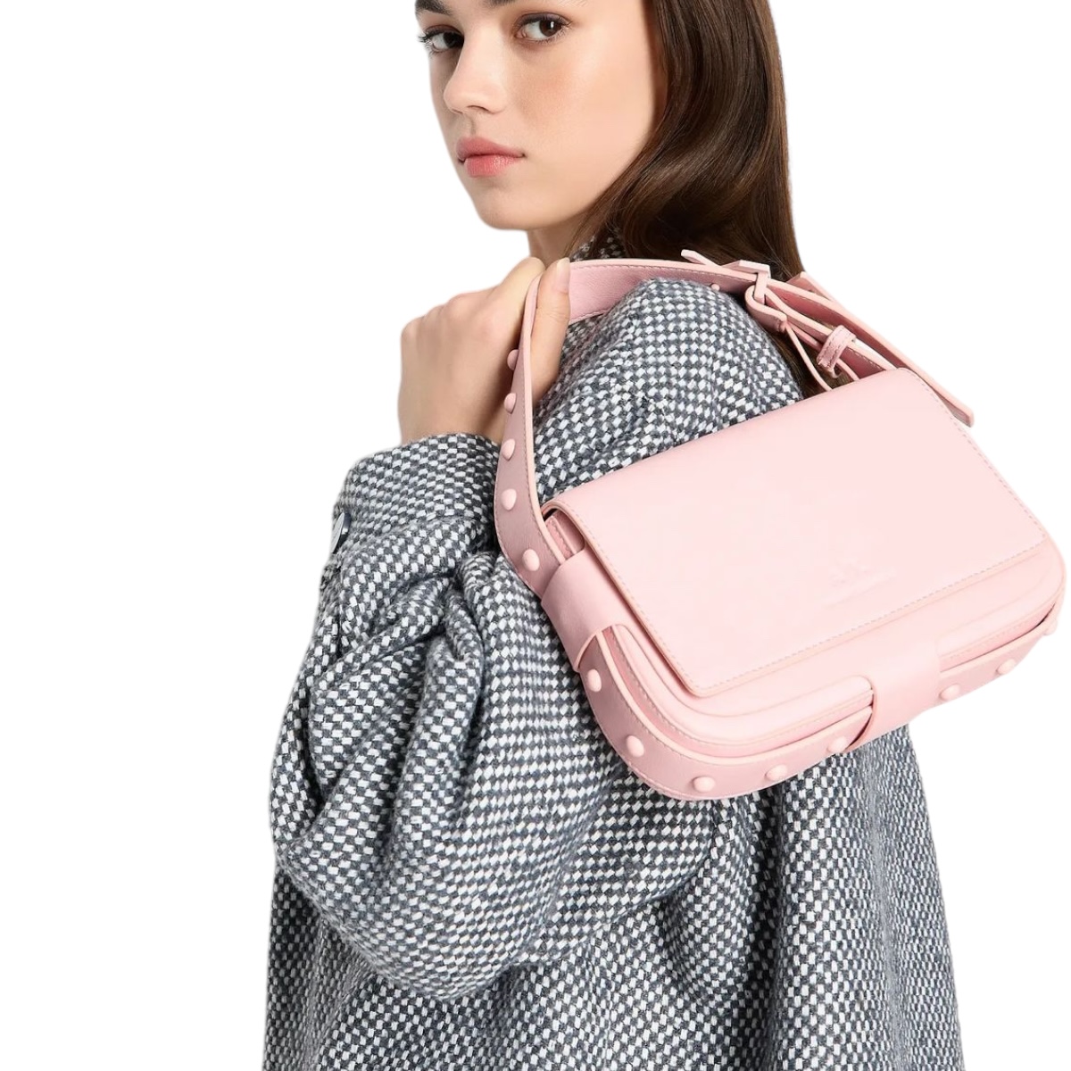 Foto 5 | Bolsa Crossbody Armani Exchange Logo Small Rosa