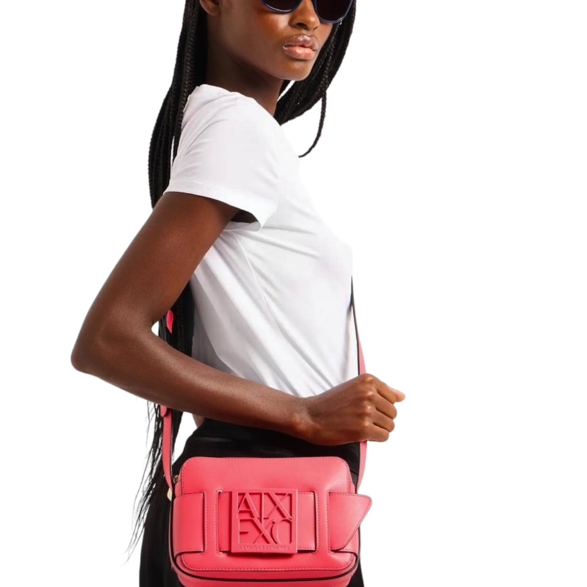 Foto 8 pulgar | Bolsa Crossbody Camara Armani Exchange  Logo
