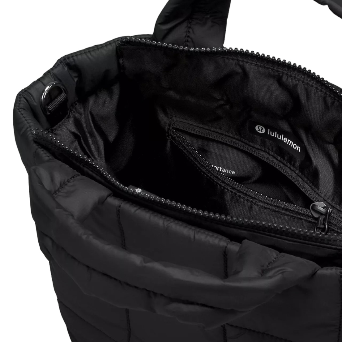 Foto 4 pulgar | Bolsa Crossbody Lululemon Quilted Negra
