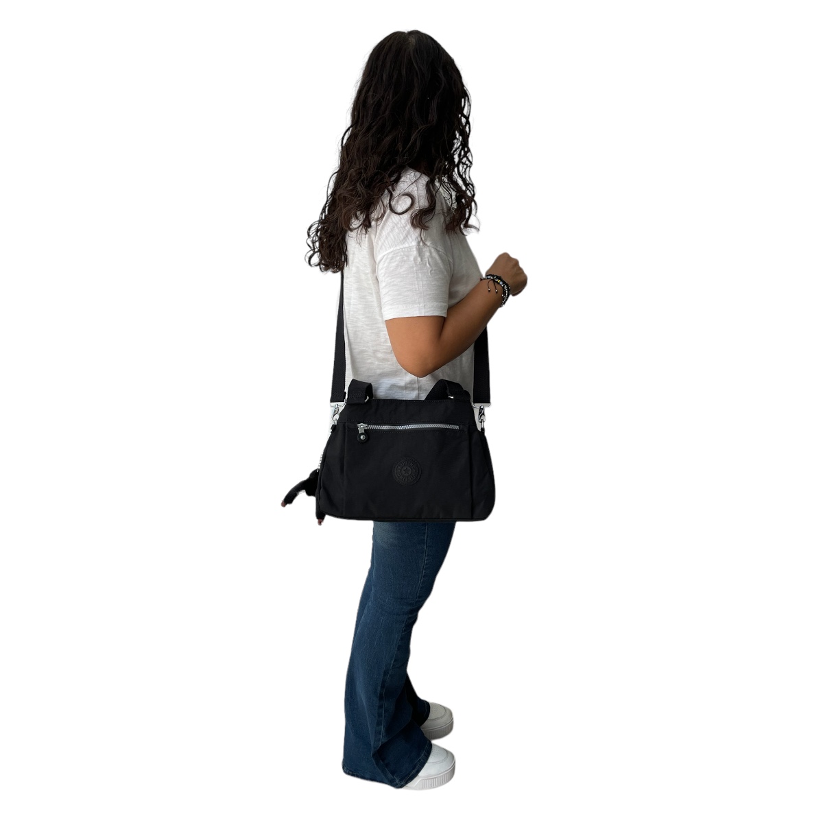 Foto 7 pulgar | Bolsa Crossbody Kipling Elysia Black